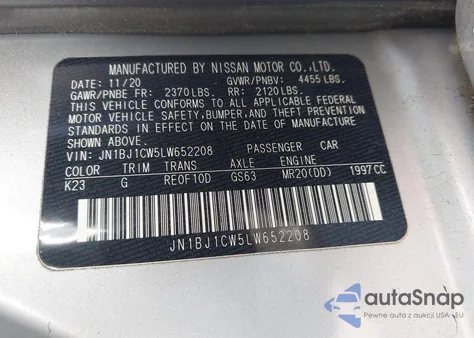 2020 Nissan Rogue Sport S Awd Xtronic Cvt from USA, damaged, VIN JN1BJ1CW5LW652208